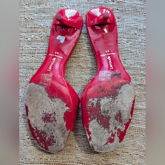 Larroude • Greta Mule in Scarlett - Picture 6 of 6